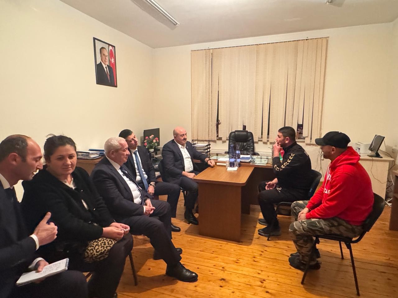 Asif Əsgərov şəhid ailəsini ziyarət edib və vətəndaş qəbulu keçirib - FOTOLAR