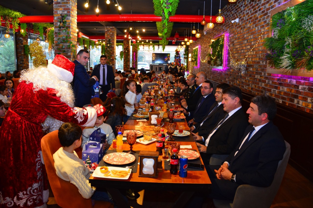 Ağstafada şəhid övladları üçün Yeni il şənlikləri təşkil olunub - FOTOLAR