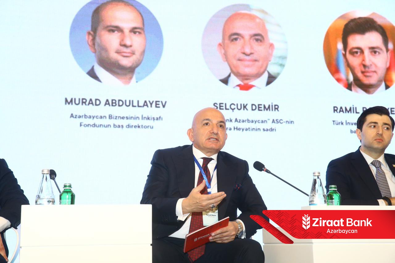 Ziraat Bank Azərbaycan II Azərbaycan–Türkiyə İnvestisiya Forumunun baş sponsorlarından biri oldu - FOTOLAR
