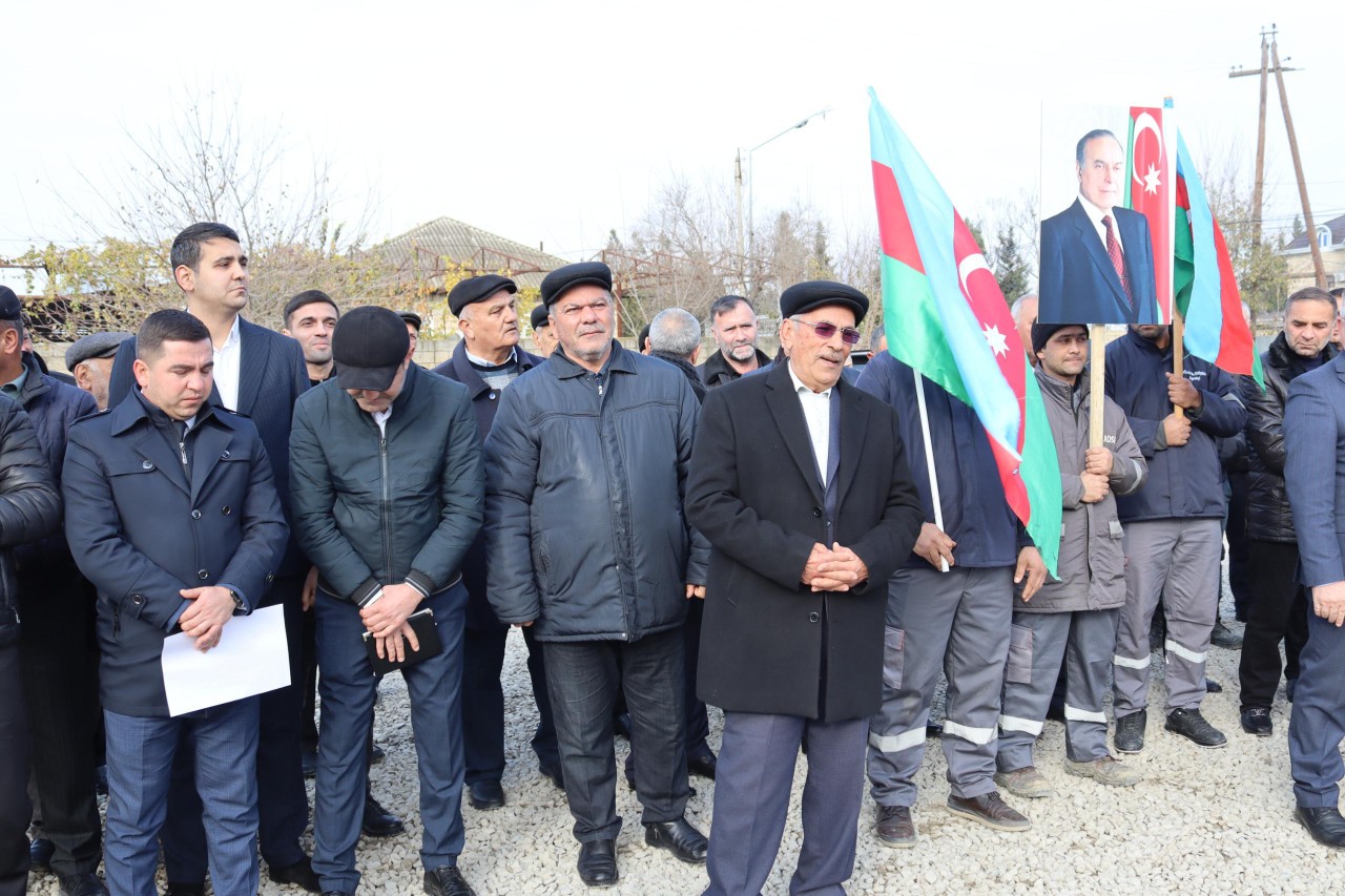 ADSEA daha bir qəsəbəni içməli su ilə təmin etdi - FOTOLAR