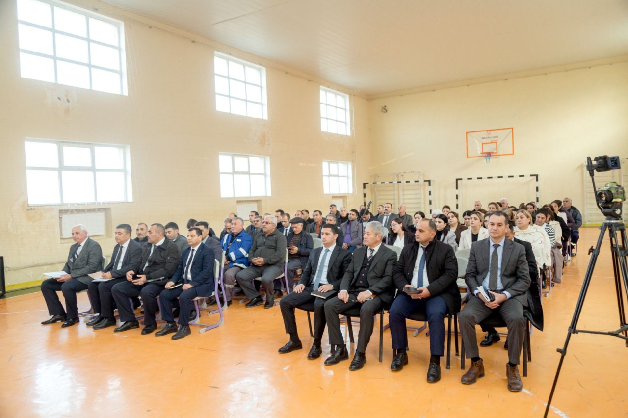 Neftçalanın icra başçısı dekabrın səyyar görüşlərini yekunlaşdırıb - FOTOLAR