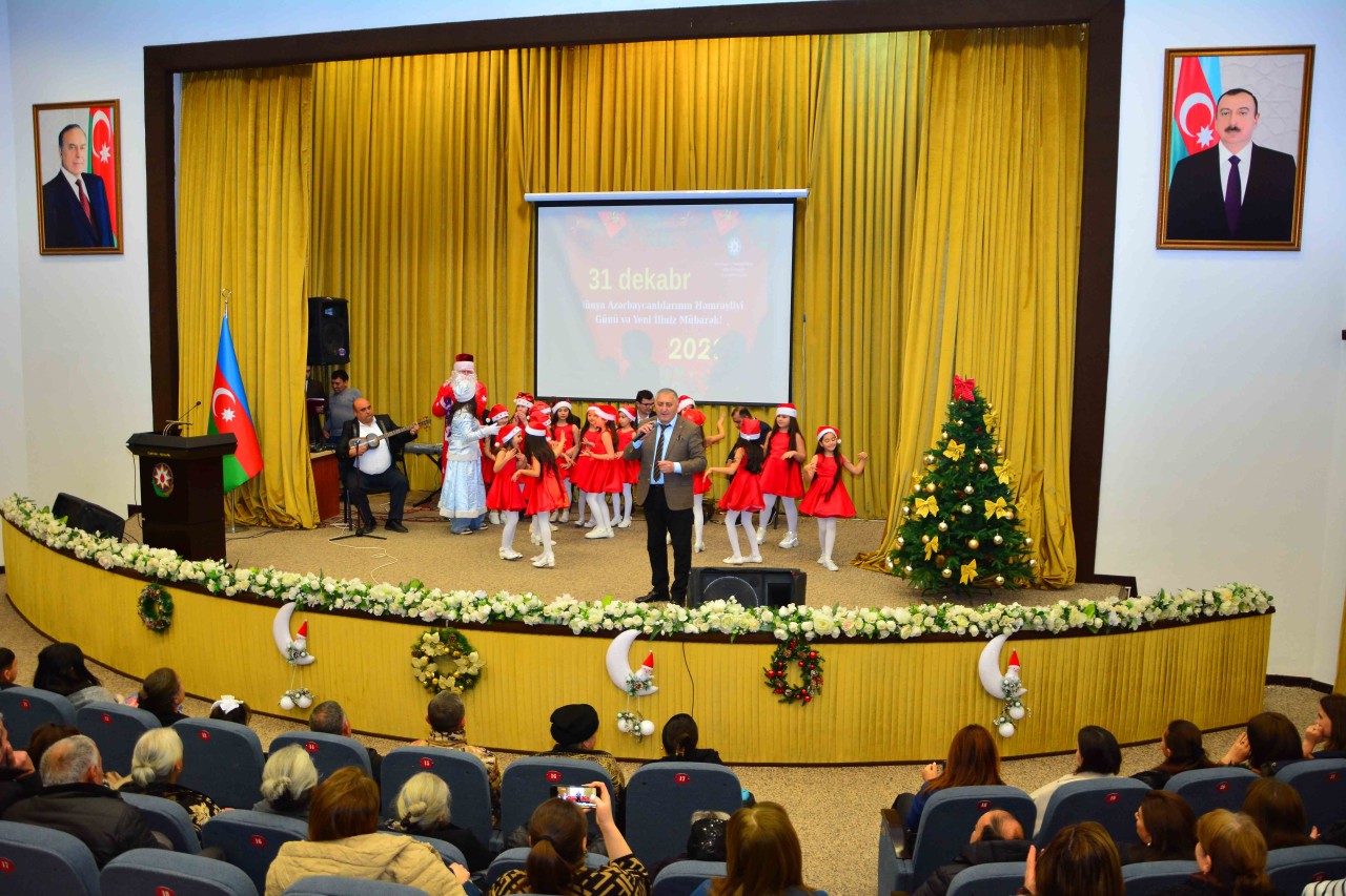 Ağstafada Yeni il münasibəti ilə bayram tədbiri keçirilib - FOTOLAR