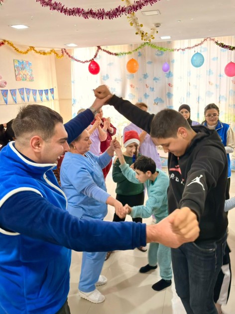 Leyla Əliyevanın təşəbbüsü ilə uşaqlar üçün Yeni il şənliyi keçirildi - FOTOLAR