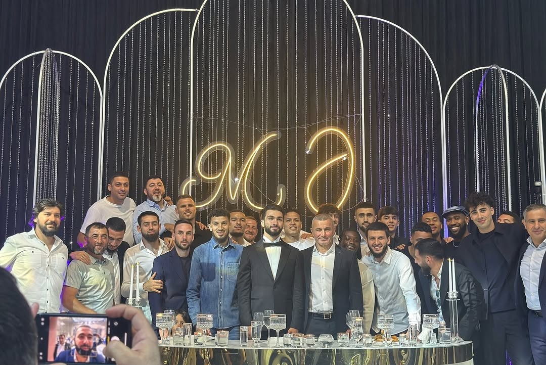 Nazir və digər vəzifəli şəxslər Qurban Qurbanovun oğlunun toyunda - FOTOLAR