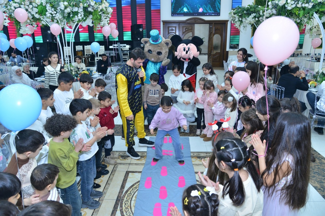 Qaradağda şəhid ailələrin övladları üçün Yeni il şənliyi təşkil olundu - FOTOLAR