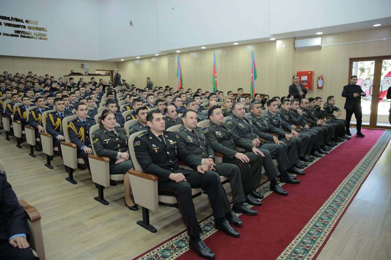 Xətaidə C.Naxçıvanski adına Hərbi Liseydə bayram konserti keçirilib - FOTOLAR