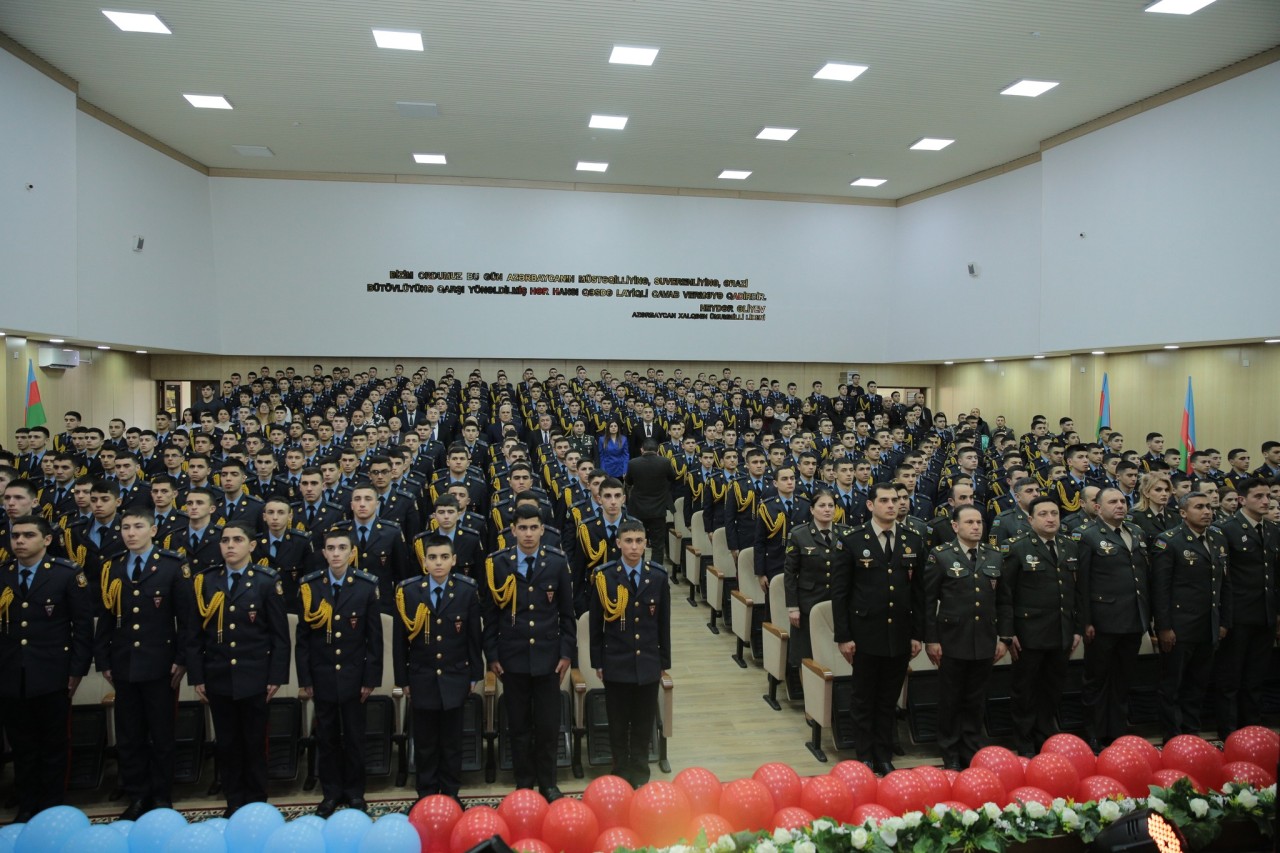 Xətaidə C.Naxçıvanski adına Hərbi Liseydə bayram konserti keçirilib - FOTOLAR