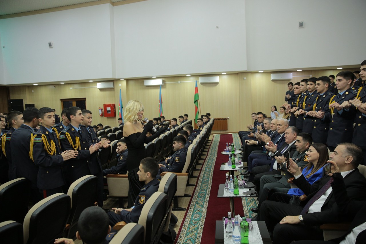 Xətaidə C.Naxçıvanski adına Hərbi Liseydə bayram konserti keçirilib - FOTOLAR