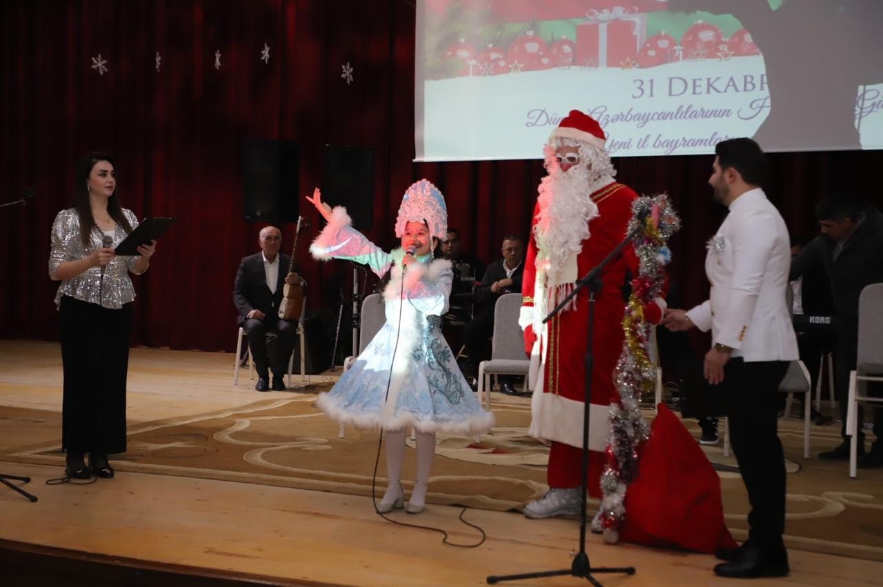 Neftçalada Yeni il qeyd olunub - FOTOLAR