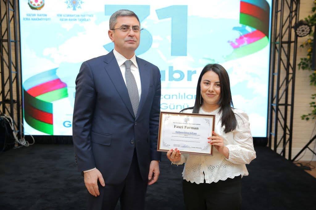 YAP Xəzər rayon təşkilatı Yeni il tədbiri keçirdi - FOTOLAR