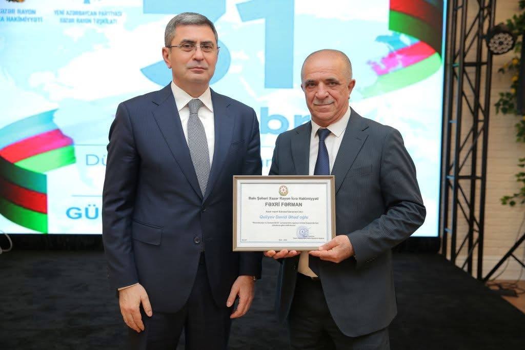 YAP Xəzər rayon təşkilatı Yeni il tədbiri keçirdi - FOTOLAR