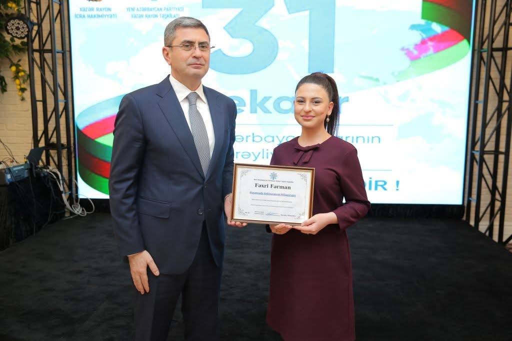 YAP Xəzər rayon təşkilatı Yeni il tədbiri keçirdi - FOTOLAR