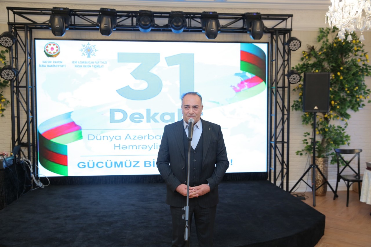 YAP Xəzər rayon təşkilatı Yeni il tədbiri keçirdi - FOTOLAR