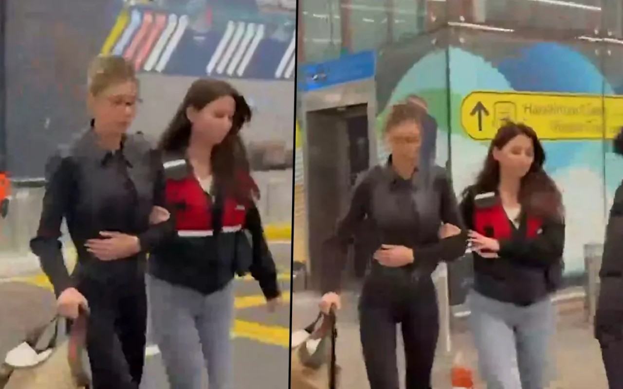 Acunun keçmiş arvadı hava limanında saxlanıldı- VİDEO