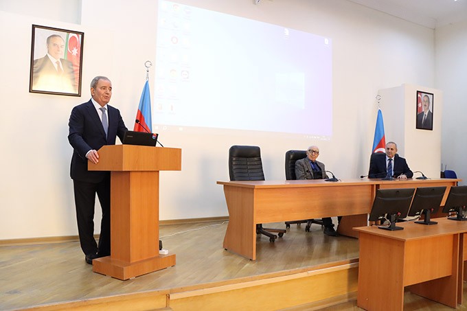 Akademik Əli Abbasovun kollektivlə yekun görüşü keçirildi - FOTOLAR