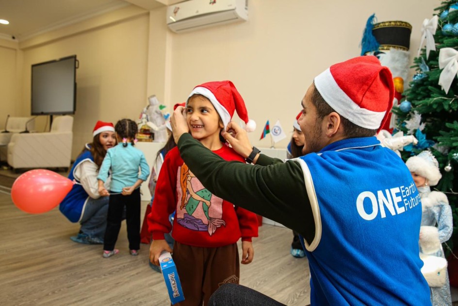 Leyla Əliyevanın təşəbbüsü ilə daha bir sığınacaqda şənlik keçirildi - FOTOLAR
