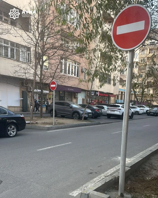 Bu ərazilərdə yol hərəkəti yenidən təşkil edildi - FOTO