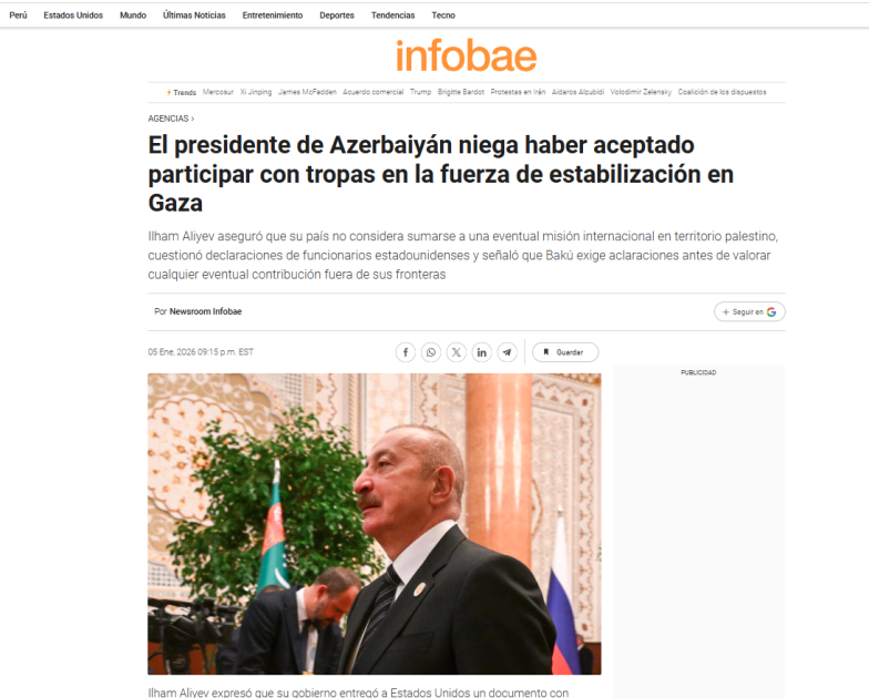 Dünya mediası Prezidentin müsahibəsini işıqlandırmaqda davam edir - FOTOLAR