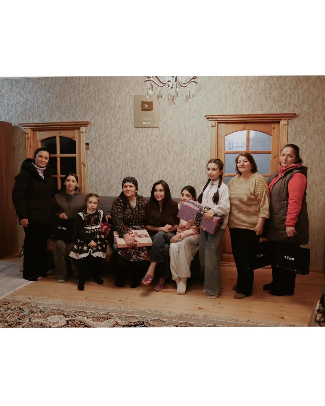 Leyla Əliyeva Qusarda "Kənd Həyatı" layihəsinin qonağı olub - VİDEO (FOTOLAR)