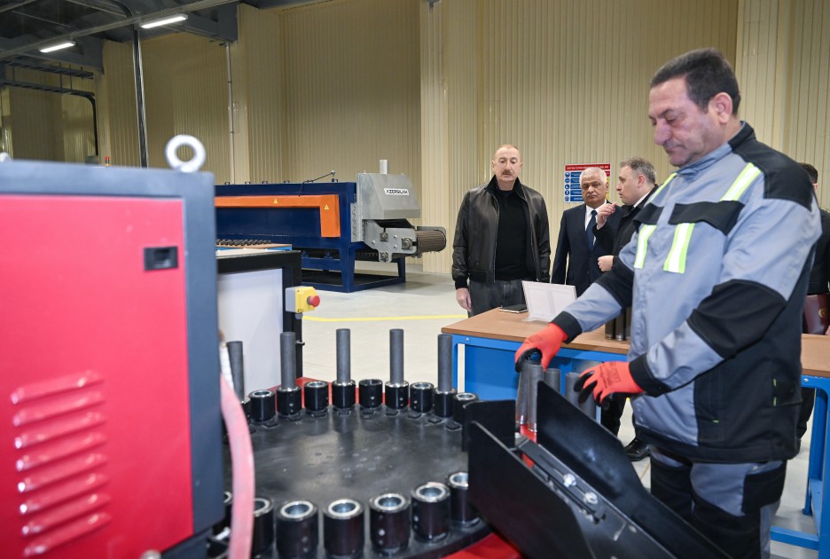 Prezident Tərtərdə açılışda iştirak edib - YENİLƏNİB (FOTOLAR)