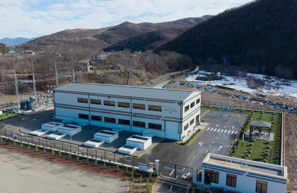 Prezident “Qozlukörpü” SES-in açılışında - YENİLƏNİB (FOTOLAR)