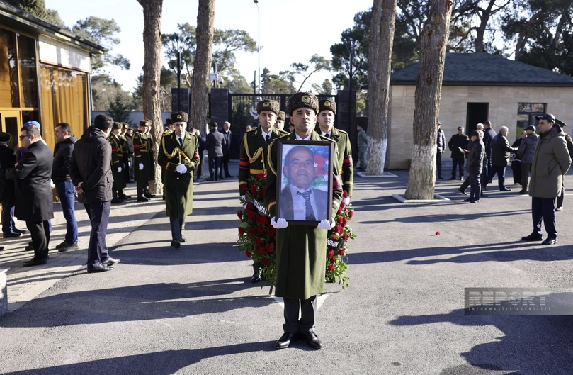 Şahin Tağıyev dəfn edildi - FOTOLAR