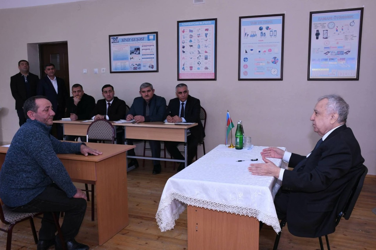 Malik İsaqov növbəti səyyar qəbul keçirdi - FOTOLAR