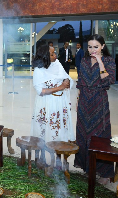 Leyla Əliyeva Efiopiya Elm Muzeyini ziyarət etdi - FOTOLAR