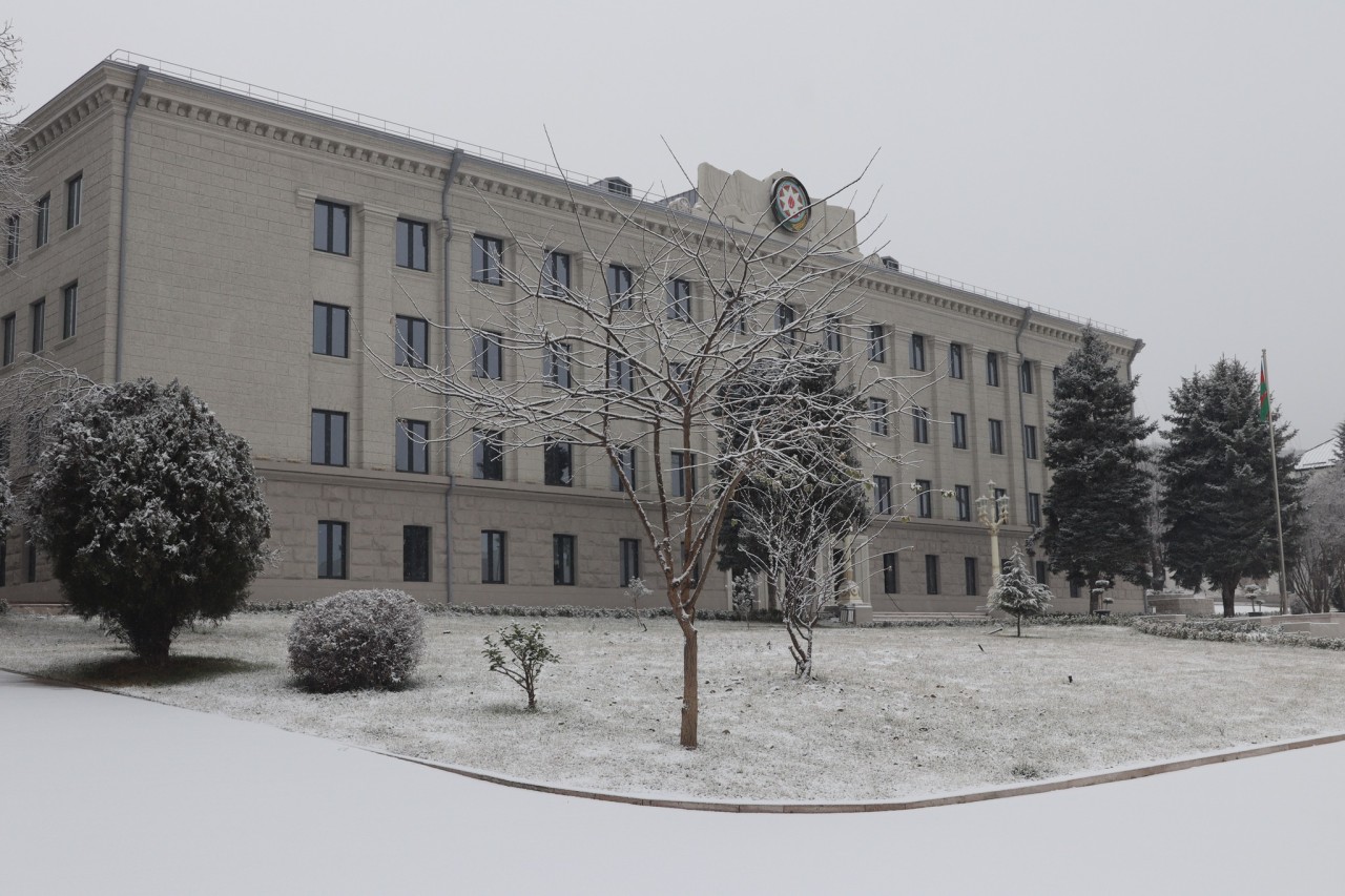 Xankəndiyə qar yağır - FOTOLAR