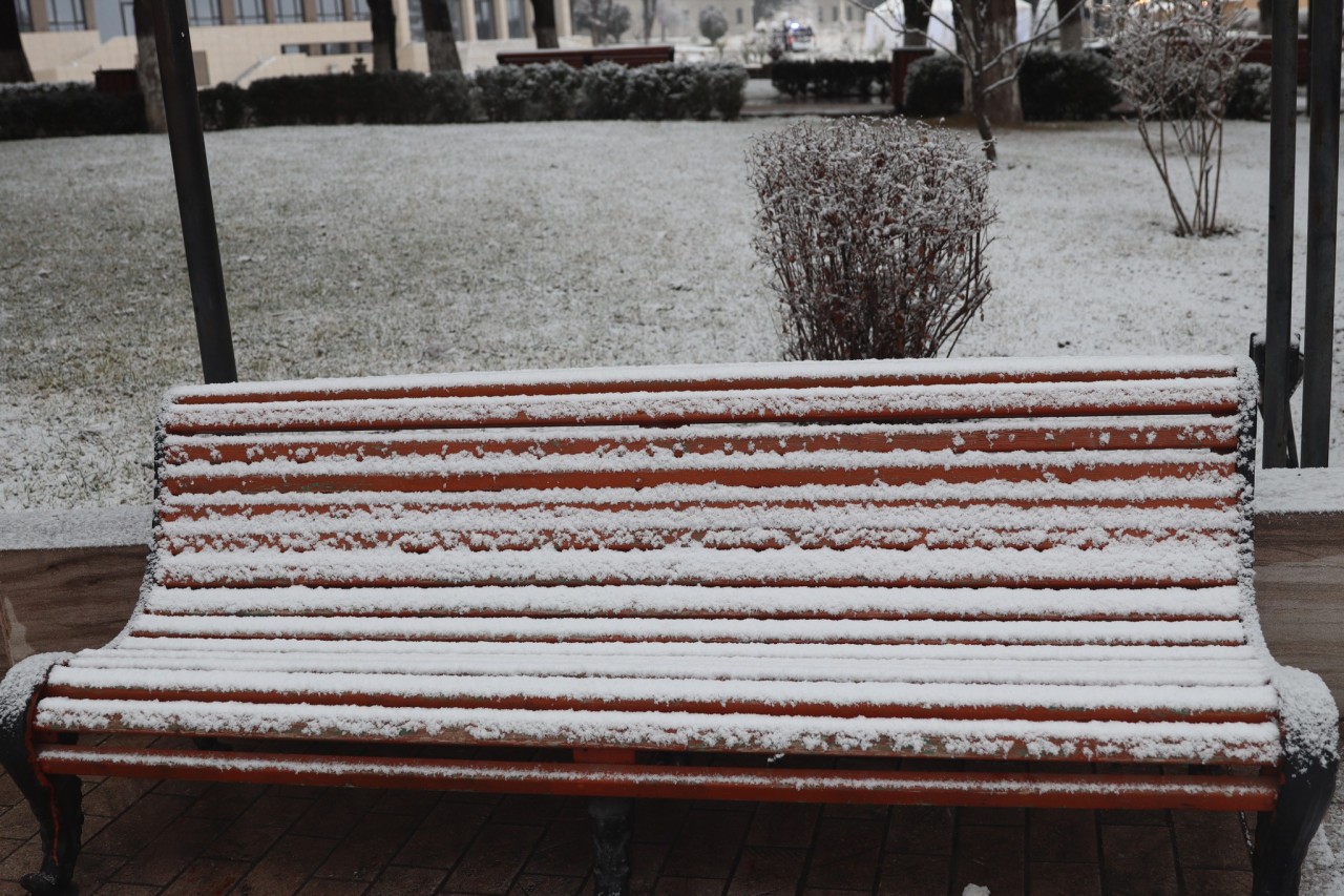 Xankəndiyə qar yağır - FOTOLAR