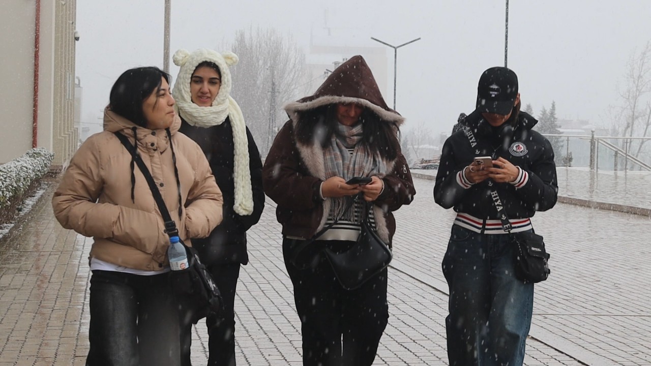 Xankəndiyə qar yağır - FOTOLAR