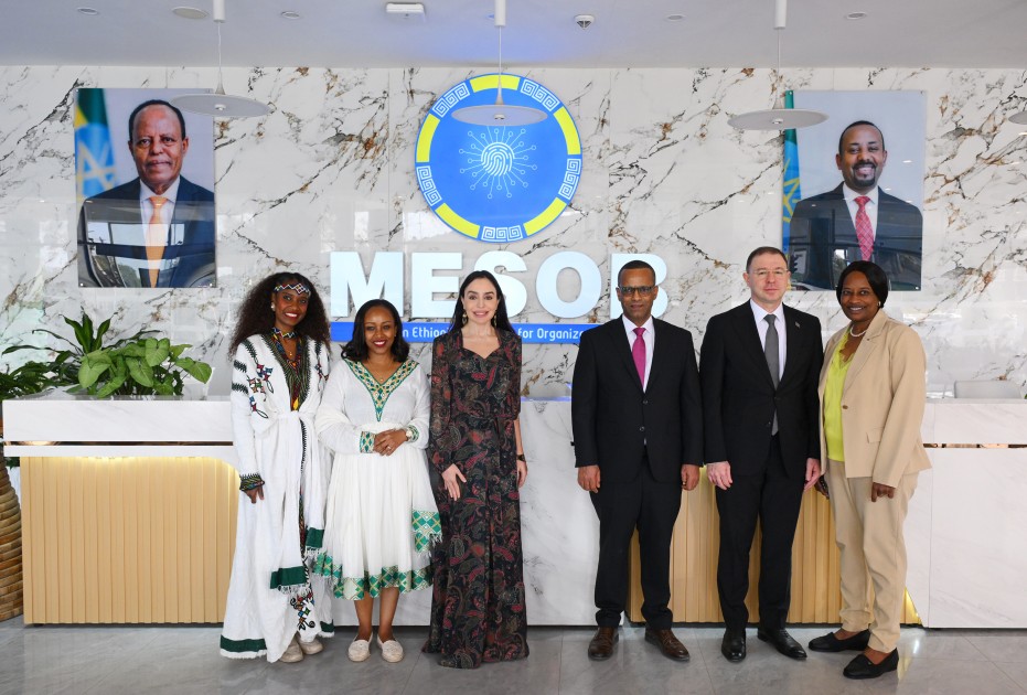 Leyla Əliyeva Efiopiyada “MESOB” dövlət xidməti mərkəzində olub - FOTOLAR