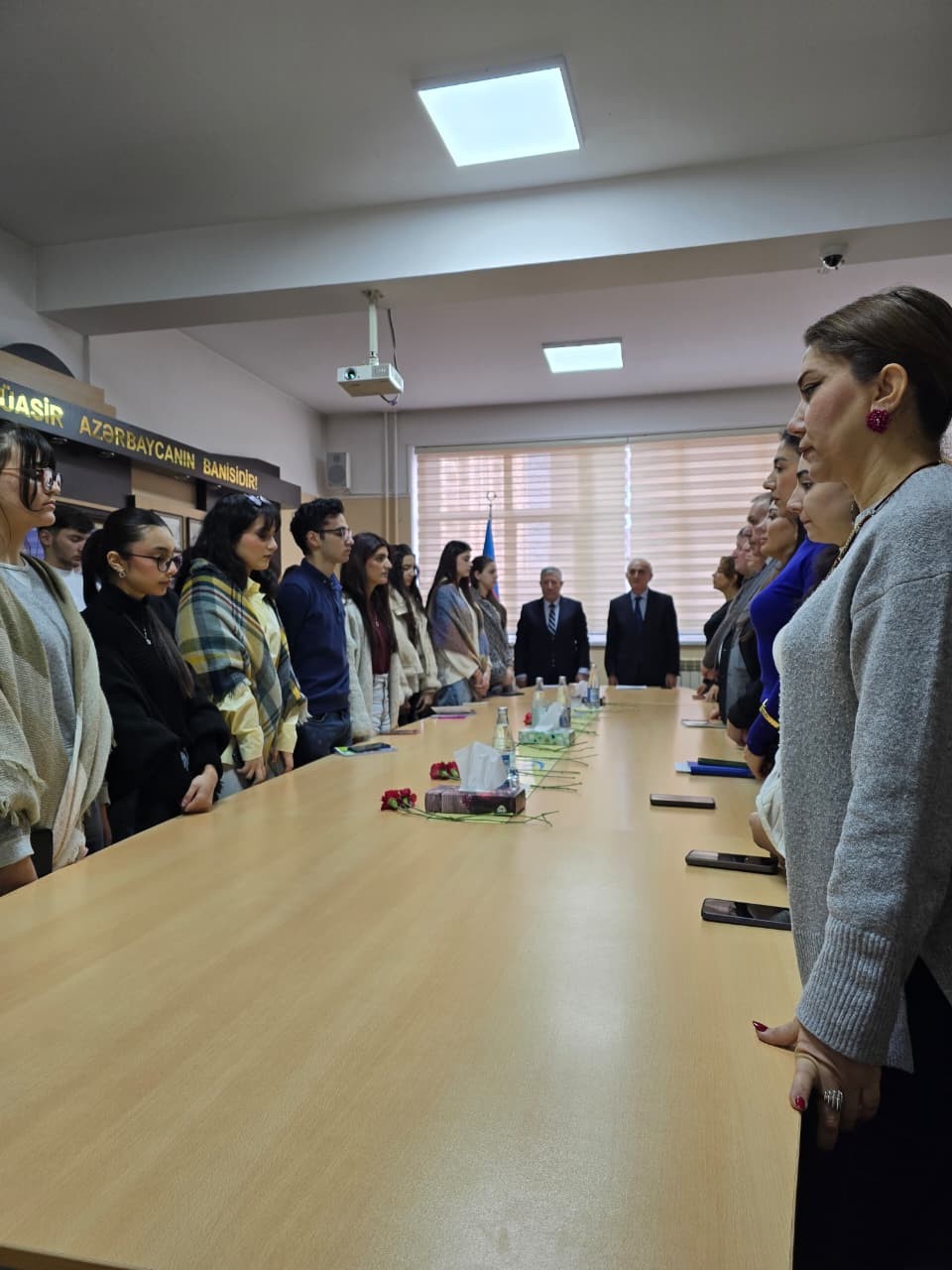 ATMU-da 20 Yanvar şəhidlərinin xatirəsi yad edilib - FOTOLAR