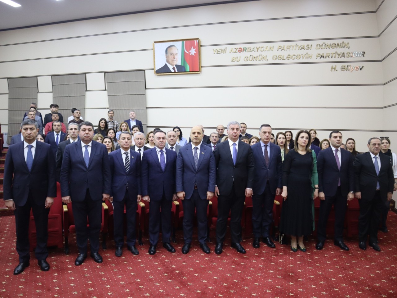 YAP Yasamal rayon təşkilatı 20 Yanvarla bağlı tədbir keçirdi - FOTOLAR