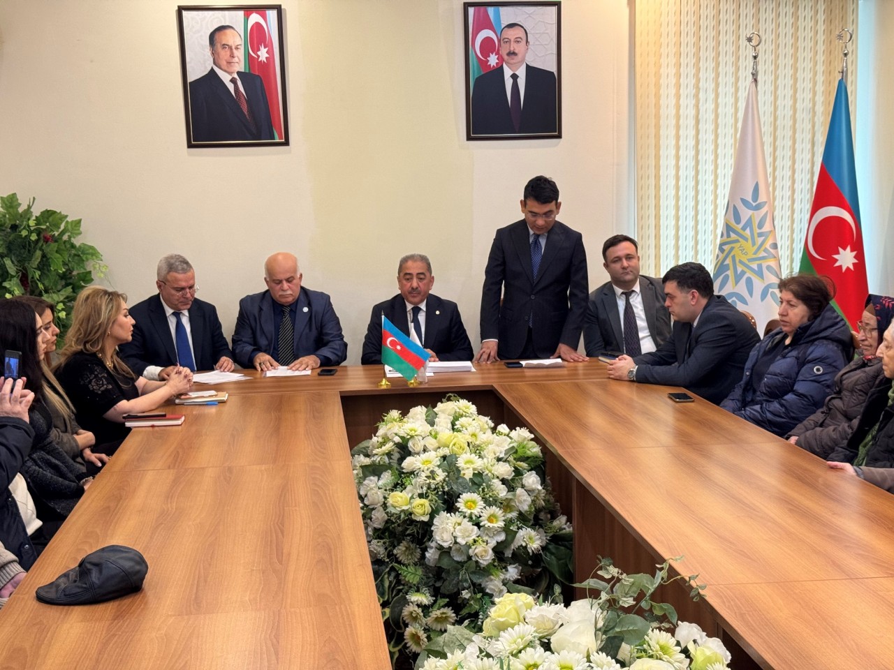 YAP Nəsimi rayon təşkilatında 20 Yanvar şəhidlərinin xatirəsi yad edildi - FOTOLAR