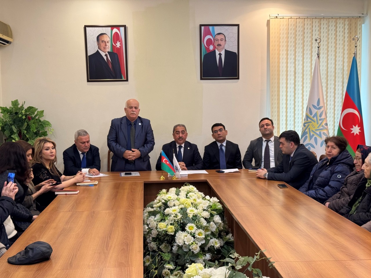 YAP Nəsimi rayon təşkilatında 20 Yanvar şəhidlərinin xatirəsi yad edildi - FOTOLAR