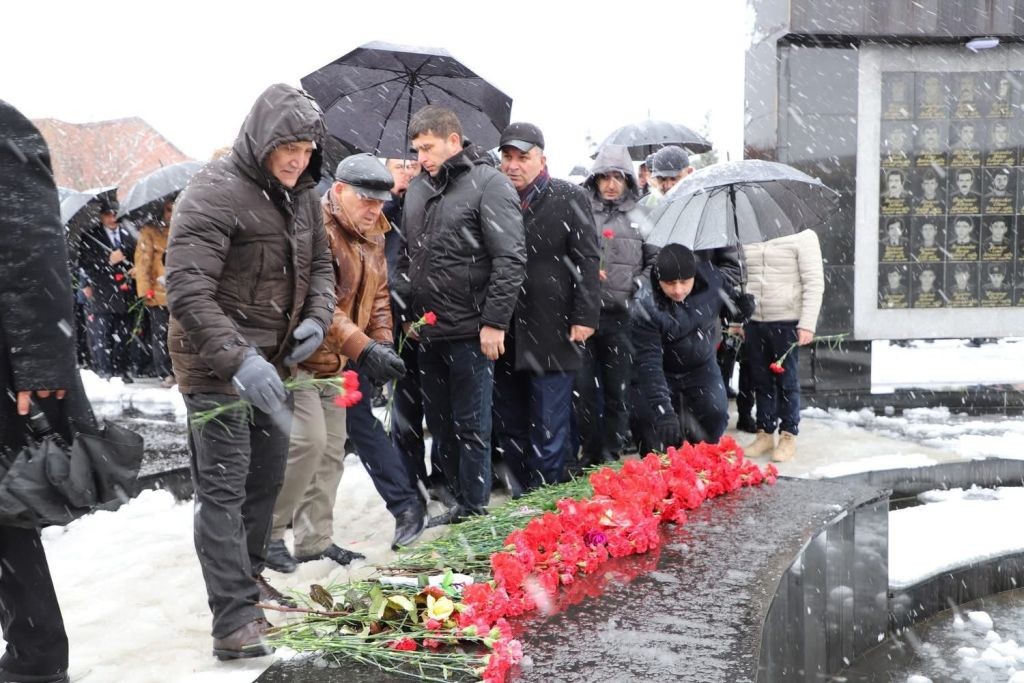 Lənkəranda 20 Yanvar faciəsinin 36-cı ildönümü qeyd olundu - FOTOLAR