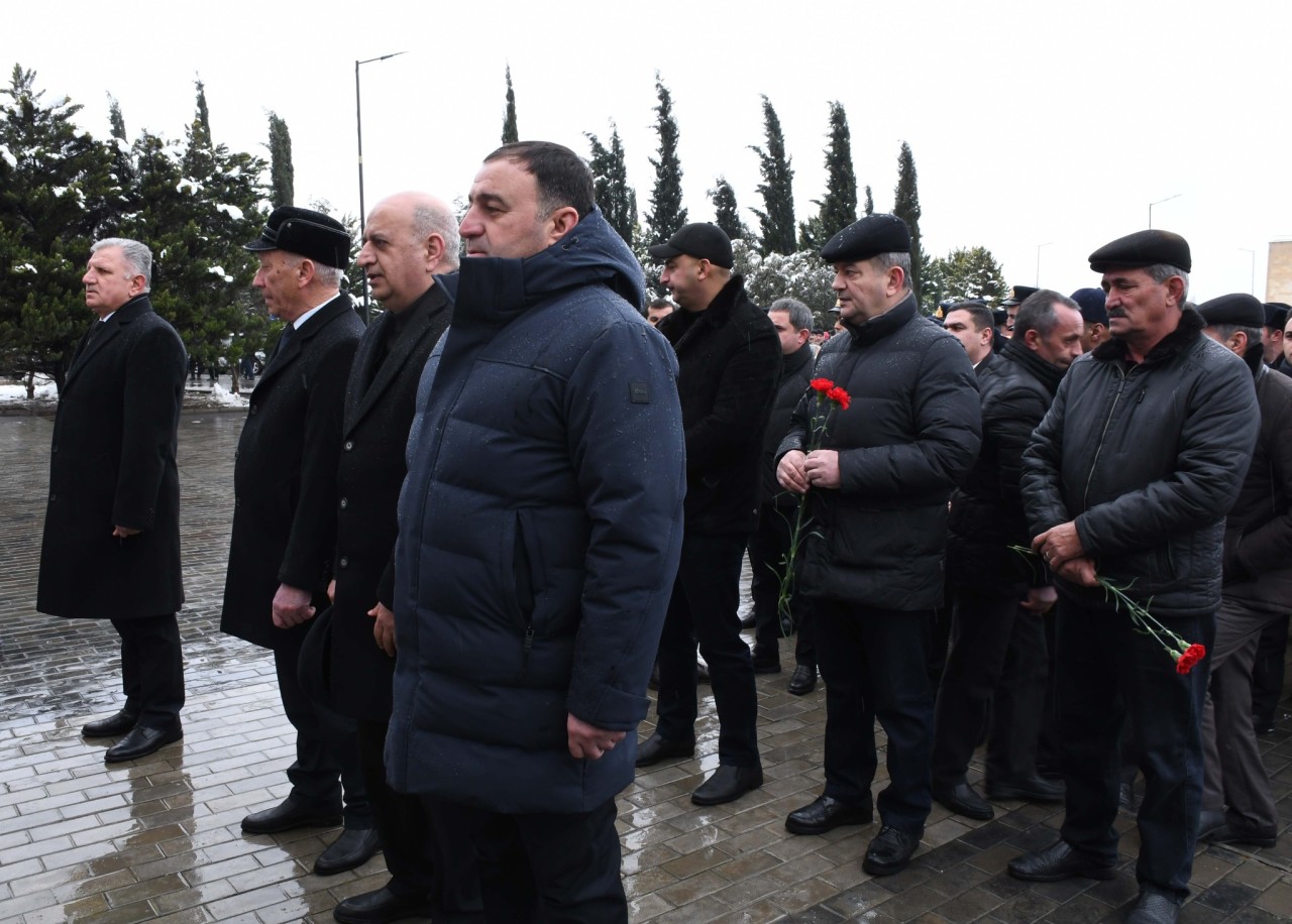 Ağdamda anım mərasimi keçirildi - FOTOLAR