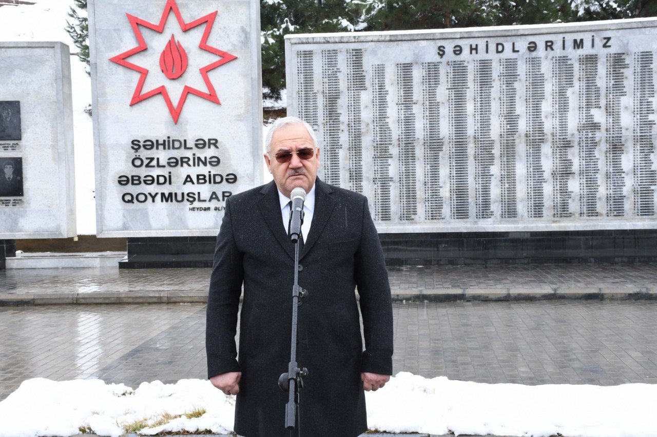 Ağdamda anım mərasimi keçirildi - FOTOLAR