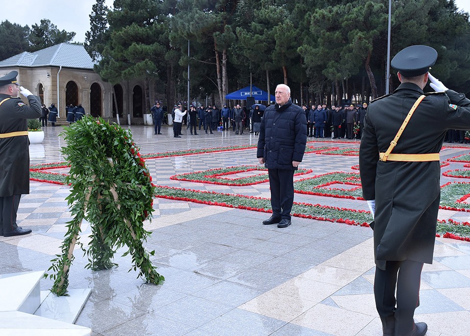 Sumqayıtda anım mərasimi keçirildi - FOTOLAR