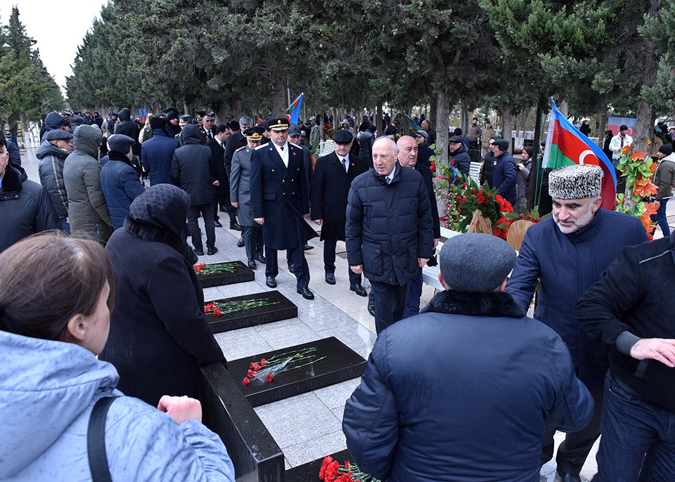 Sumqayıtda anım mərasimi keçirildi - FOTOLAR