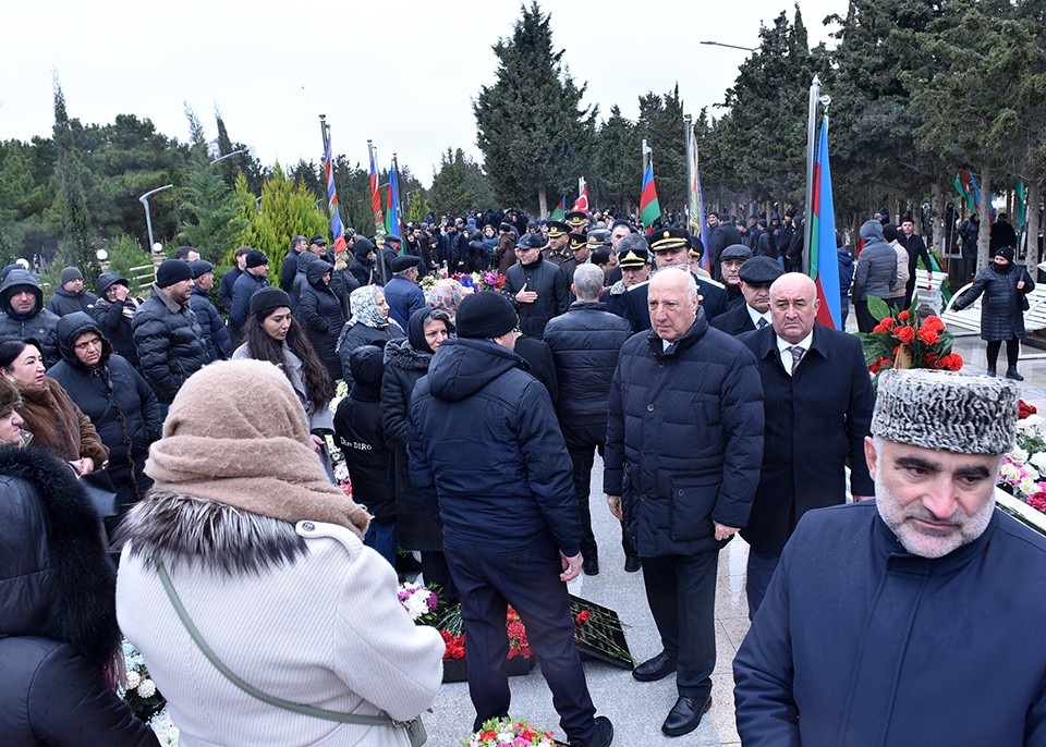 Sumqayıtda anım mərasimi keçirildi - FOTOLAR
