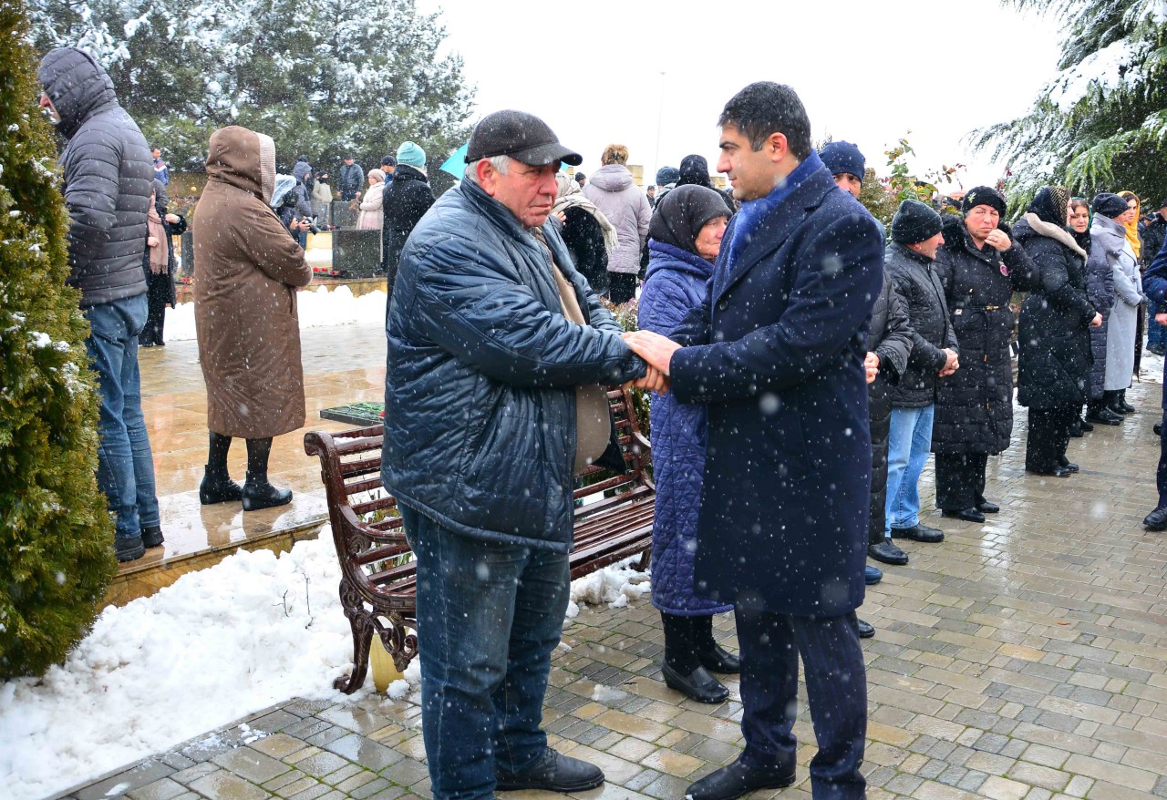 Ağstafada 20 Yanvar faciəsinin 36-cı ildönümü qeyd olunub - FOTOLAR