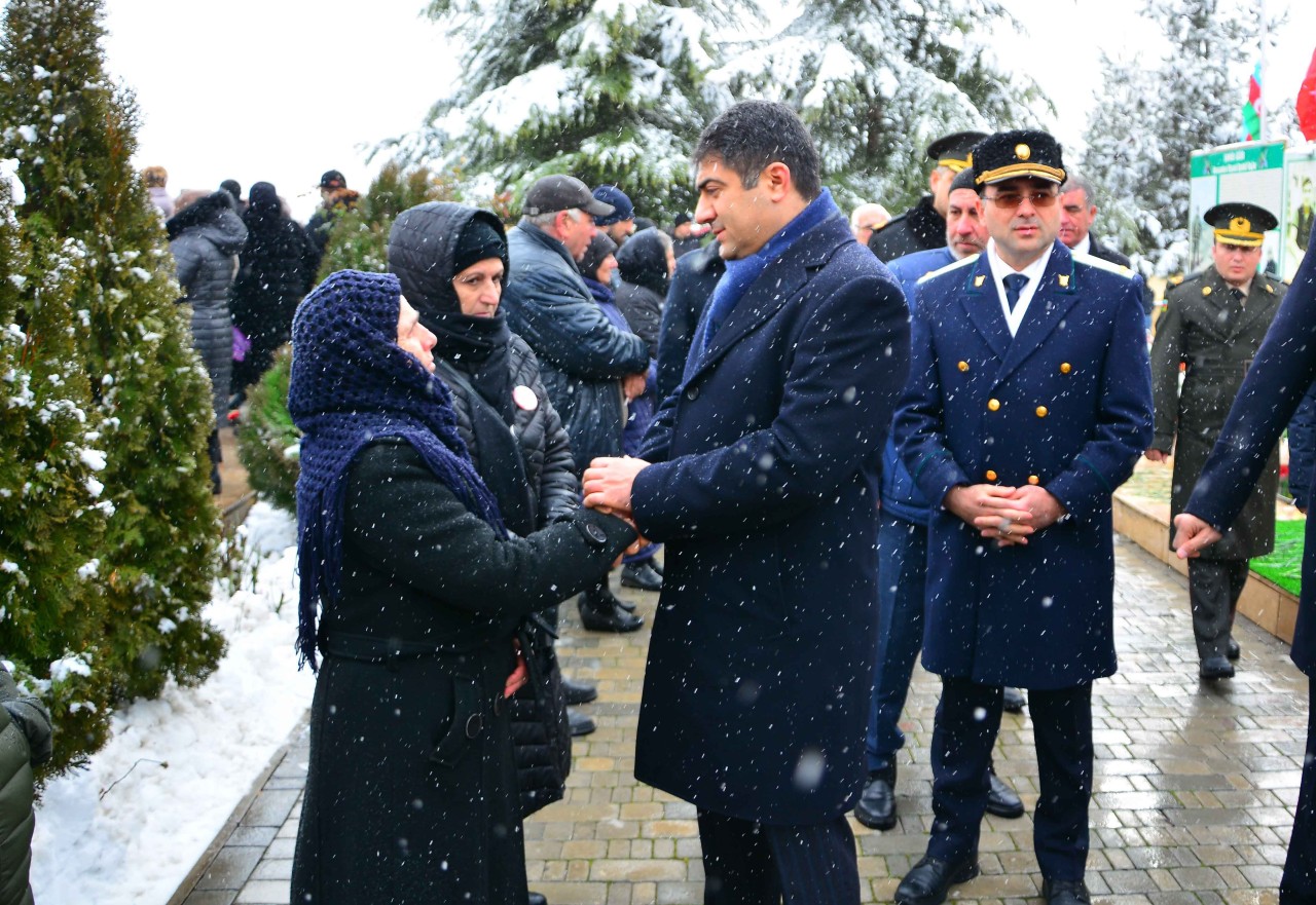 Ağstafada 20 Yanvar faciəsinin 36-cı ildönümü qeyd olunub - FOTOLAR