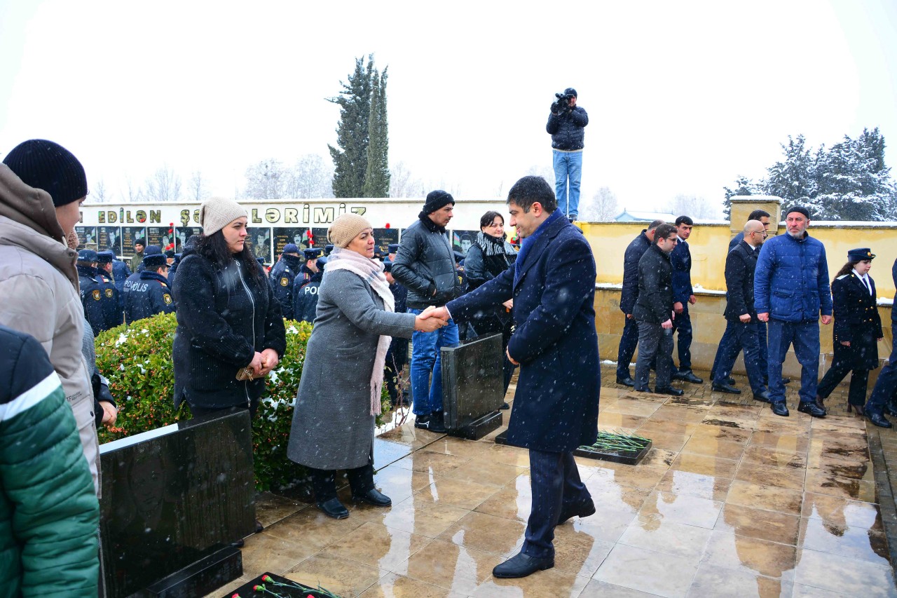 Ağstafada 20 Yanvar faciəsinin 36-cı ildönümü qeyd olunub - FOTOLAR