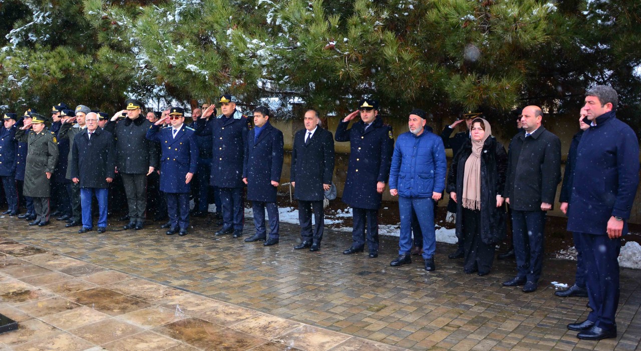 Ağstafada 20 Yanvar faciəsinin 36-cı ildönümü qeyd olunub - FOTOLAR
