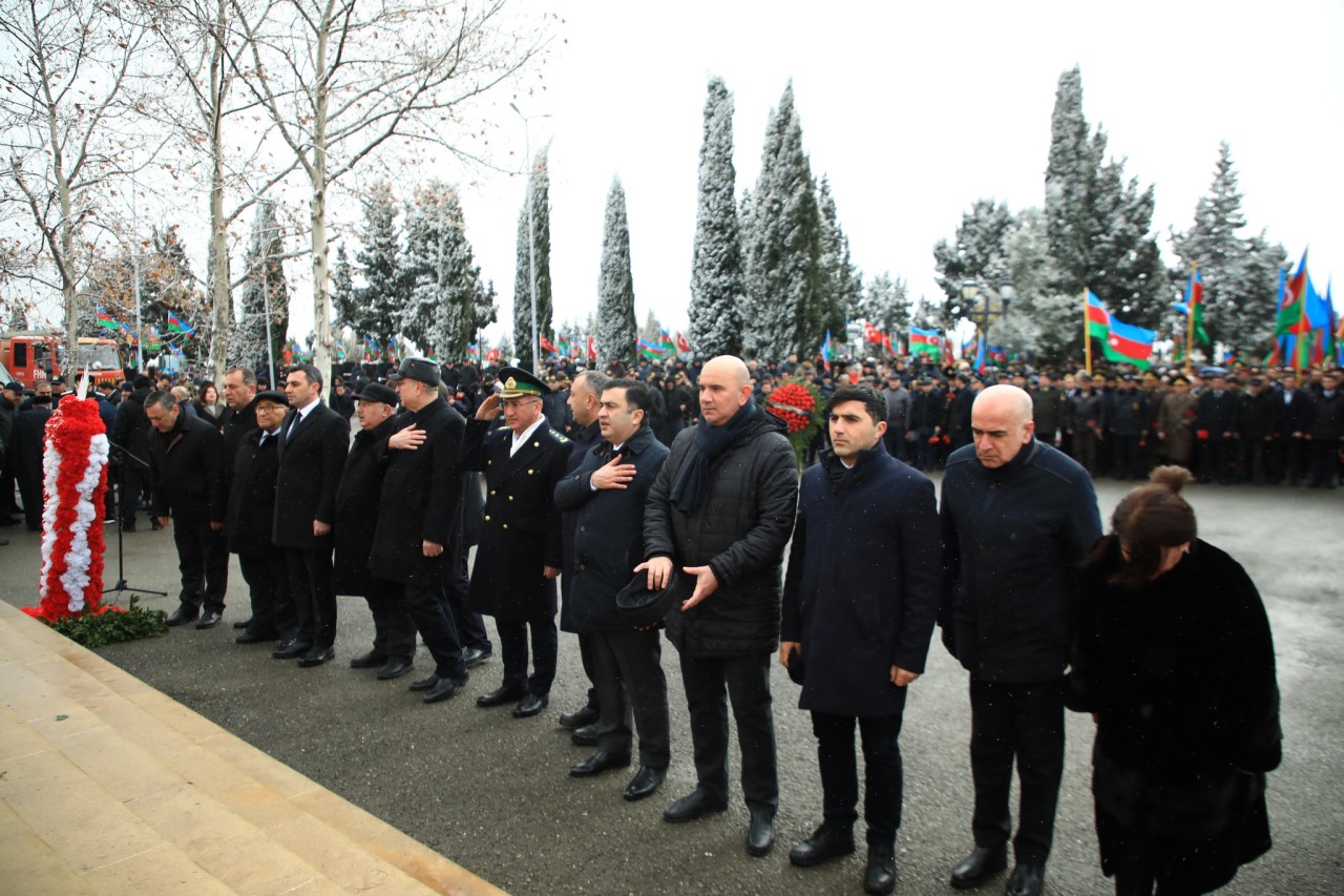 Gəncədə 20 Yanvarla bağlı ümumşəhər tədbiri keçirilib - FOTOLAR