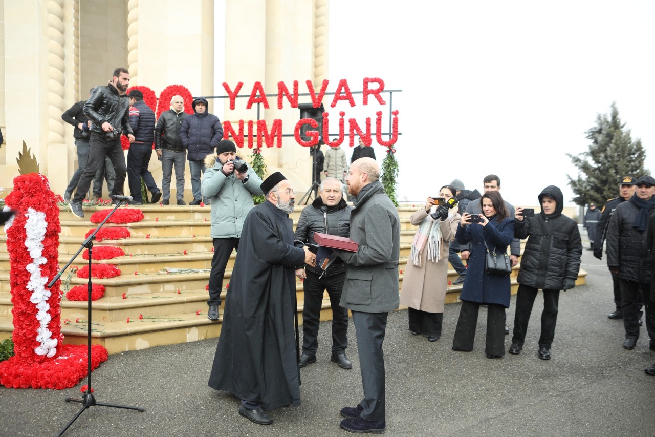 Gəncədə 20 Yanvarla bağlı ümumşəhər tədbiri keçirilib - FOTOLAR