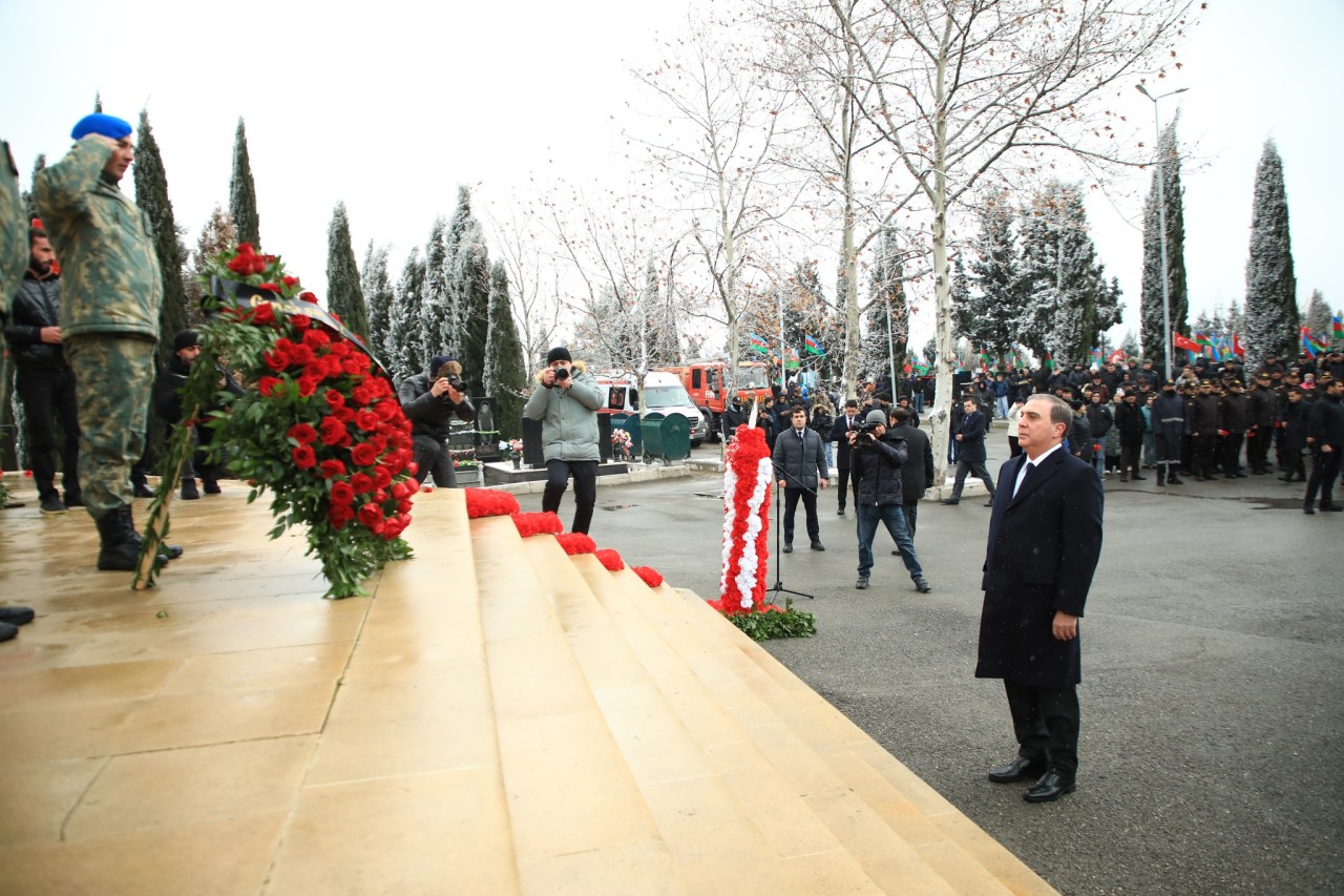 Gəncədə 20 Yanvarla bağlı ümumşəhər tədbiri keçirilib - FOTOLAR