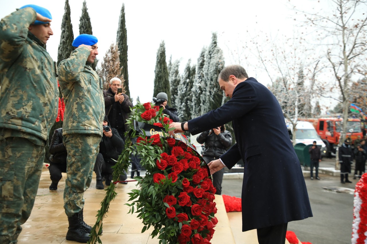 Gəncədə 20 Yanvarla bağlı ümumşəhər tədbiri keçirilib - FOTOLAR